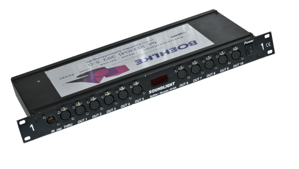DMX Splitter / Booster 10 fach
