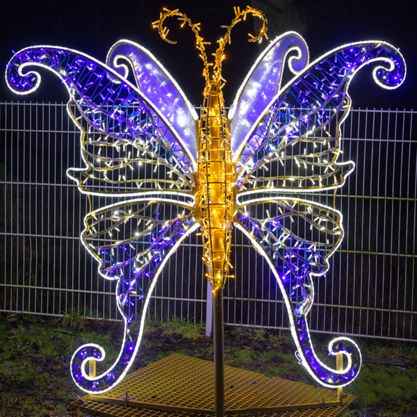 Schmetterling goß