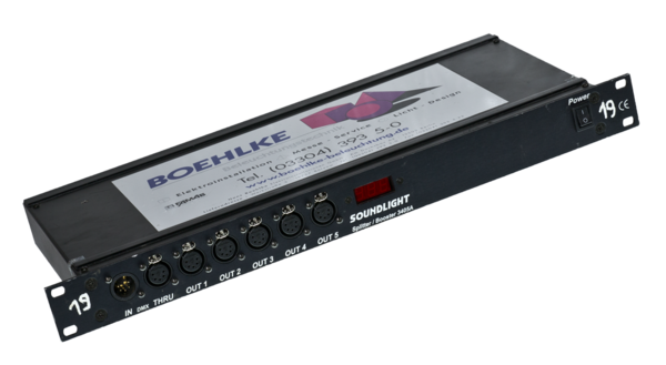 DMX Splitter / Booster 6 fach